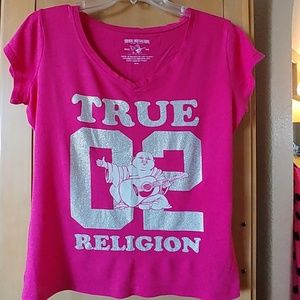 Woman's v-neck True Relion tee